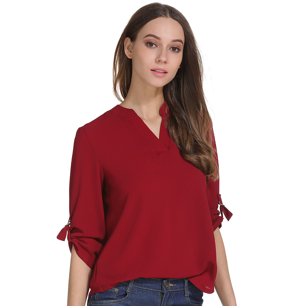 Chemisier grande taille pour femme, chemise à manches longues en mousseline, haut pour femme