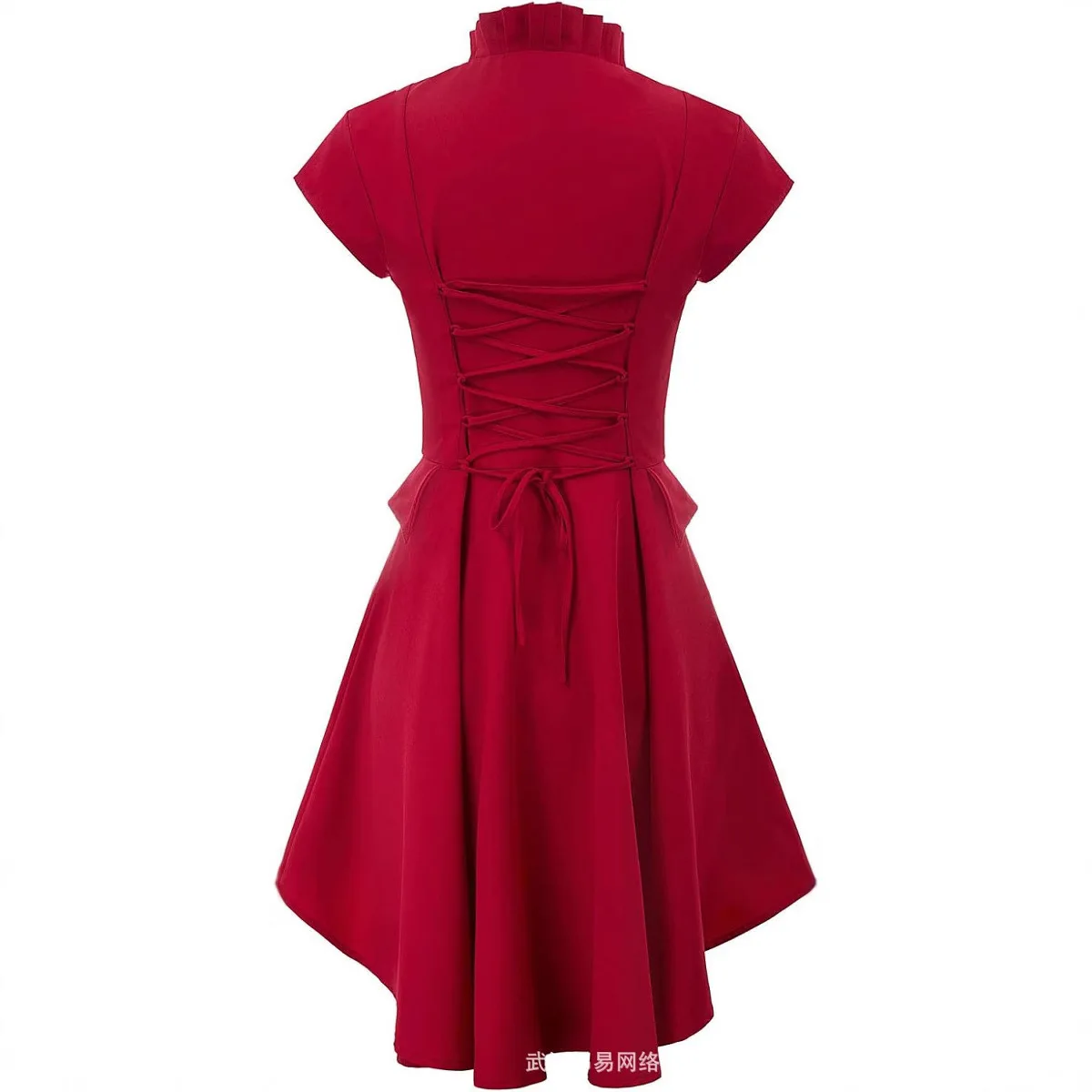 Costume de Cosplay médiéval pour femmes, manteau gothique rétro, uniforme en queue d'aronde, manches courtes, manteau gothique victorien à boutons