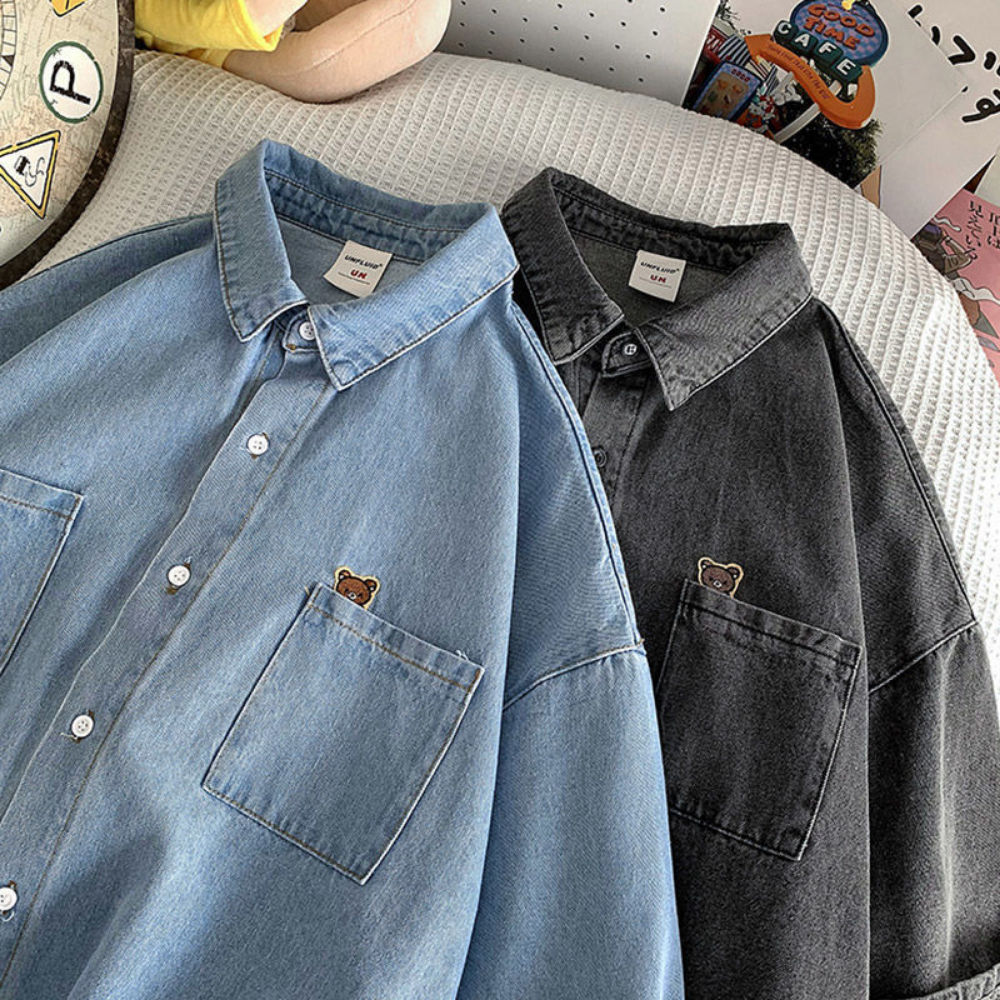 2025 chemises hommes vêtements mode à manches courtes été Style coréen ample tout-match Cargo beau Homme solide hauts Harajuku