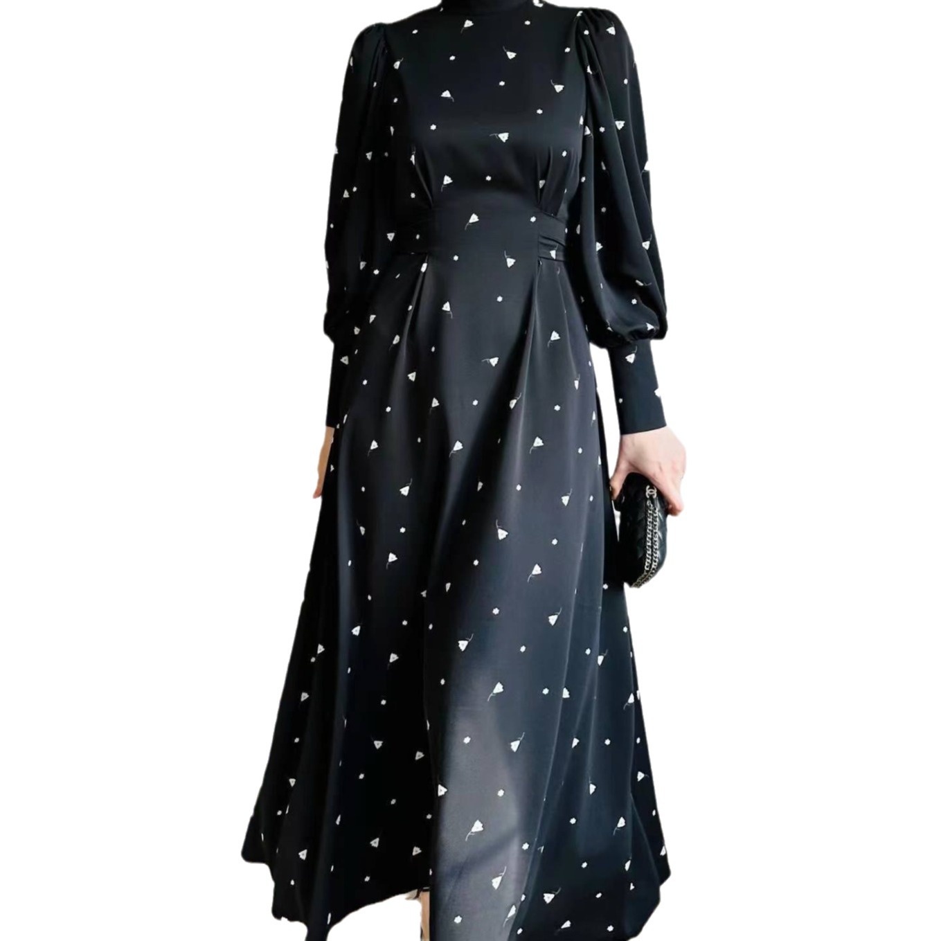 Abaya musulmane pour femmes, robe longue imprimée, robe éducative à lacets, Ramadan Eid Maroc Islam Jalabiya Dubaï Abayas Kaftan arabe
