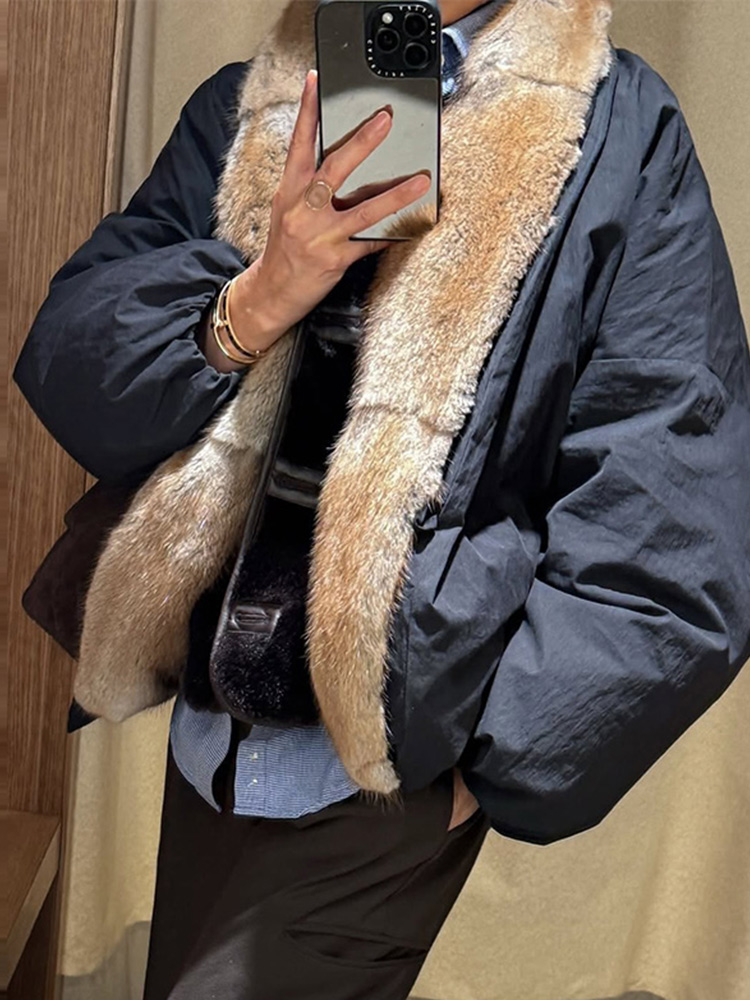 Manteau épais décontracté pour femme avec col en fausse fourrure, manches longues, fermeture éclair, coupe ample, veste chaude, manteaux d'hiver pour femme, mode 2026