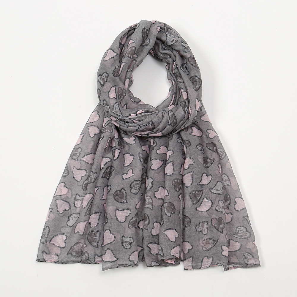 Nouveau Voile écharpe pour femmes filles étudiants mode impression mince foulards doux crème solaire Viscose châle été femme Wrap châles