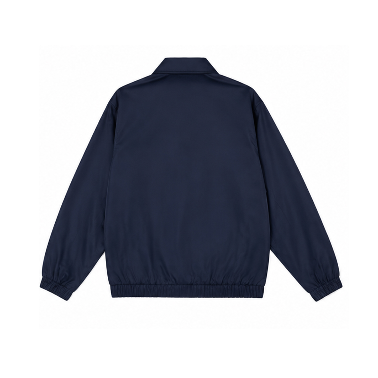 Veste Harrington Premium Brodé du Logo CH pour Homme, Col Pointu, Fermeture Éclair Intégrale, Manches Longues, Coupe-Vent, Décontractée, Quotidienne, pour le Bureau