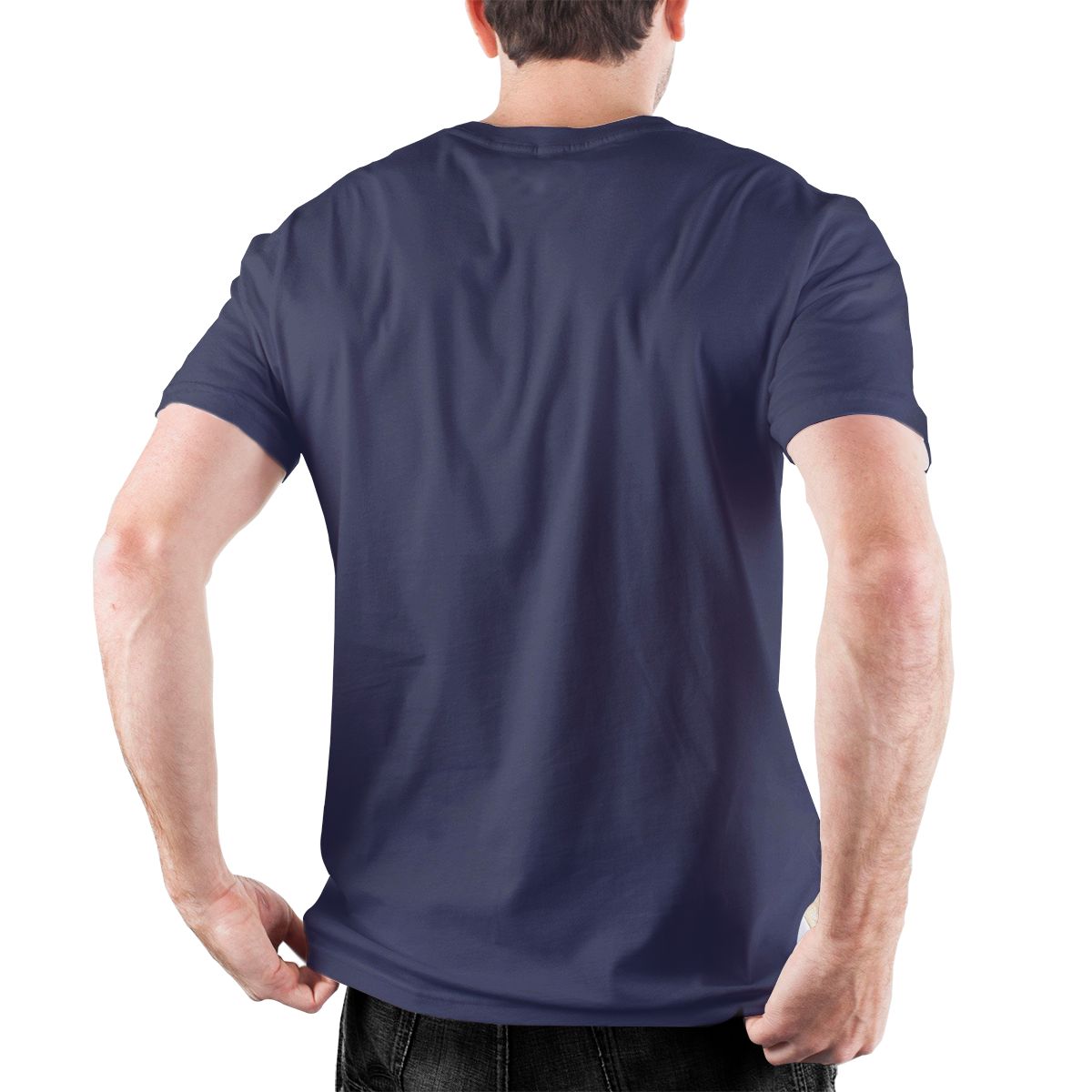 T-shirt manches courtes col rond homme, estival et humoristique, en coton, Daft Punk