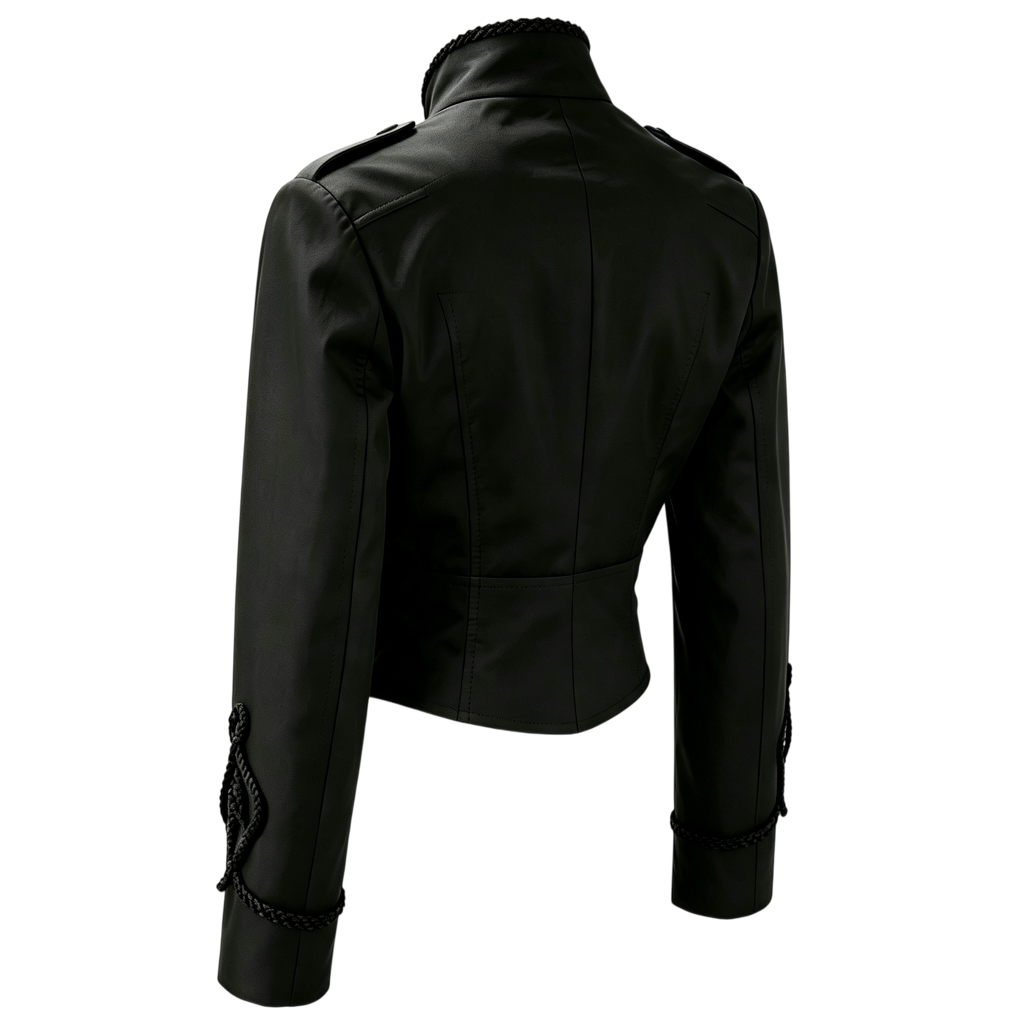 Veste classique rare de style anglais noire personnalisée MICHAEL JACKSON de 1998