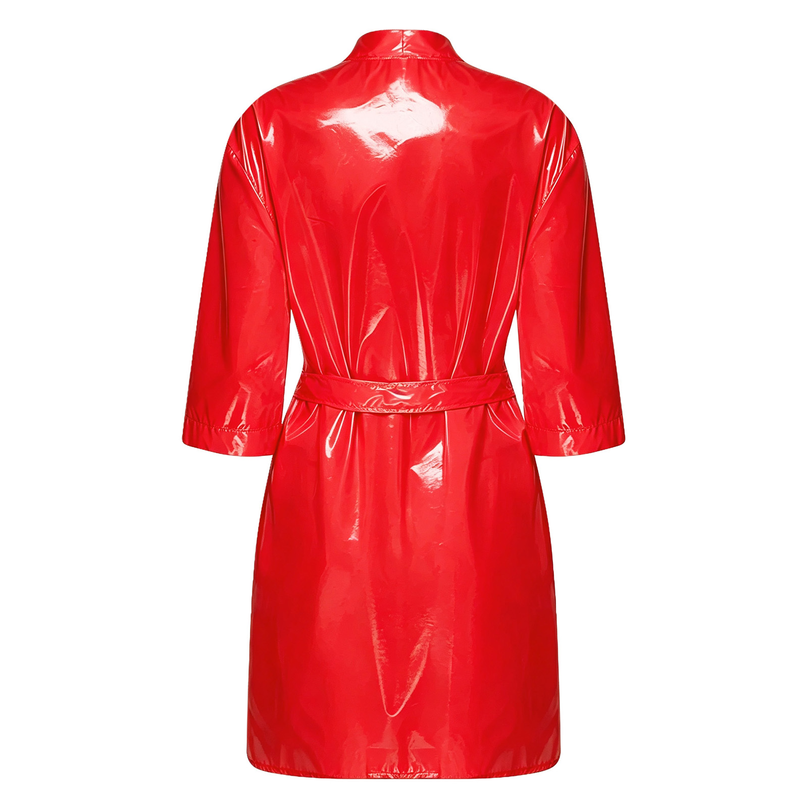 Robe courte imperméable pour femme avec ceinture, manches courtes, col en V, ouverte sur le devant, peignoir de bain, tenue de plage, robe de plage pour les fêtes aquatiques