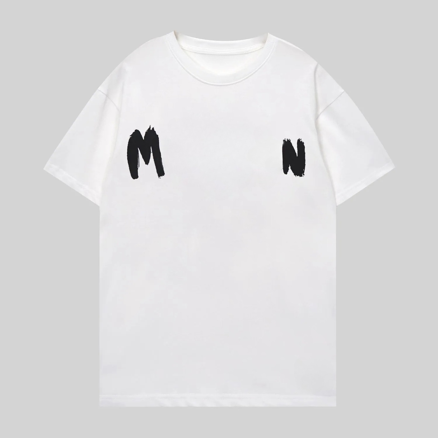 2025 nouveau luxe t-shirt mode personnalisé hommes et femmes Design T-shirts femmes T-shirts de haute qualité noir et blanc