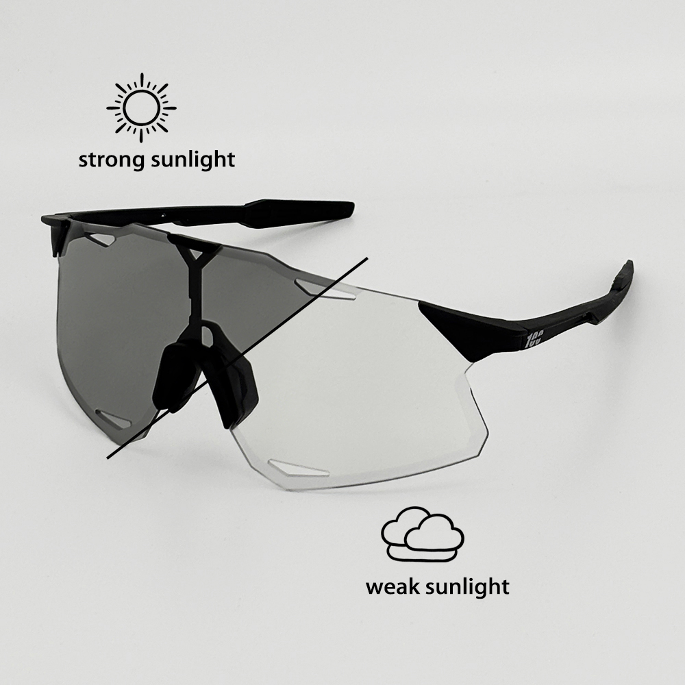 Lunettes de soleil photochromiques pour hommes, lunettes de cyclisme UV400, lunettes de vélo pour femmes, lunettes de conduite, sport de plein air, marathon, triathlon