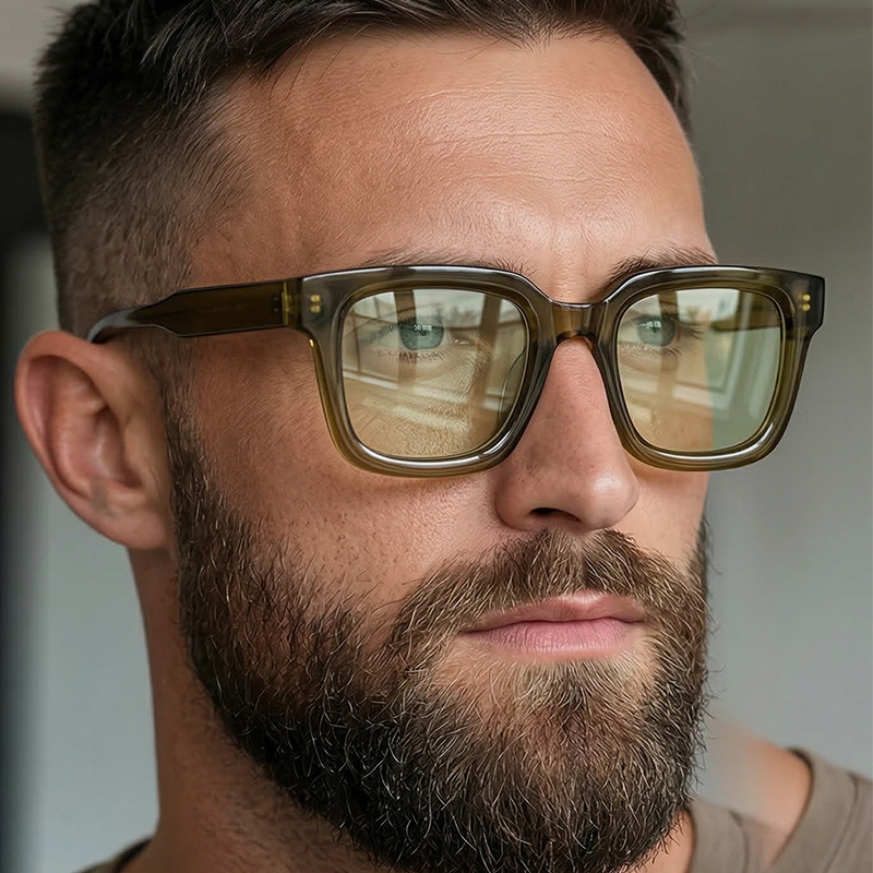 Lunettes de soleil carrées classiques de luxe pour hommes et femmes, accessoires de mode pour la vie quotidienne et les activités de plein air.