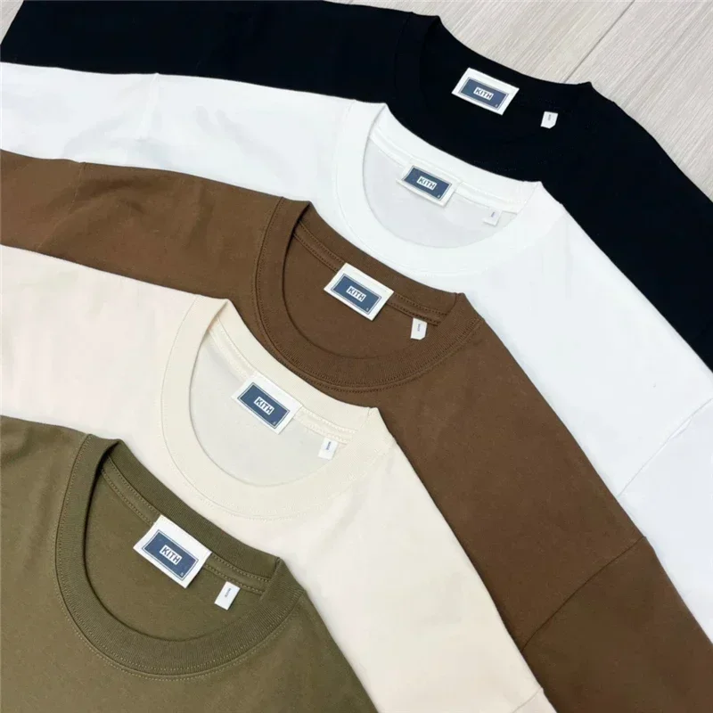 Loisirs de plein air KITH FW mode t-shirt hommes Top qualité KITH surdimensionné femmes t-shirt Vintage à manches courtes hommes vêtements