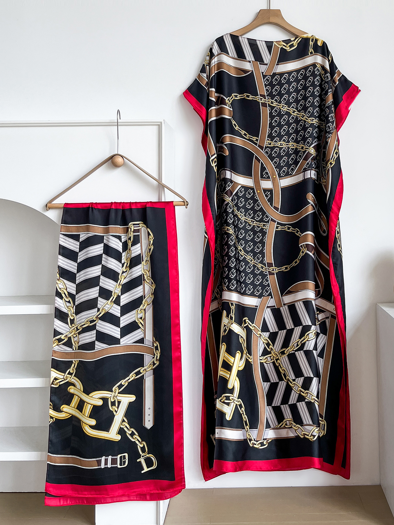 Abayas musulmanes pour femmes 2026 : Nouvelle mode, robes maxi élégantes en soie imprimée, amples et douces, style africain, avec ceinture et turban