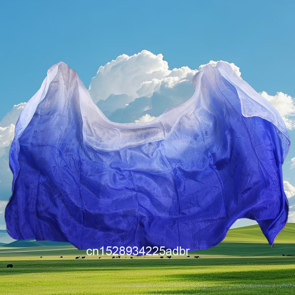 Voile de danse du ventre teint 100% pur voile de soie naturelle pour les femmes danse du ventre professionnel voiles de soie voiles de Performance sur scène
