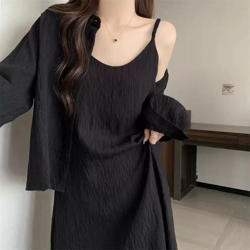 Robe longue Cami, style français, coupe ample, sans manches, décontractée, pour les vacances, tous les jours, été