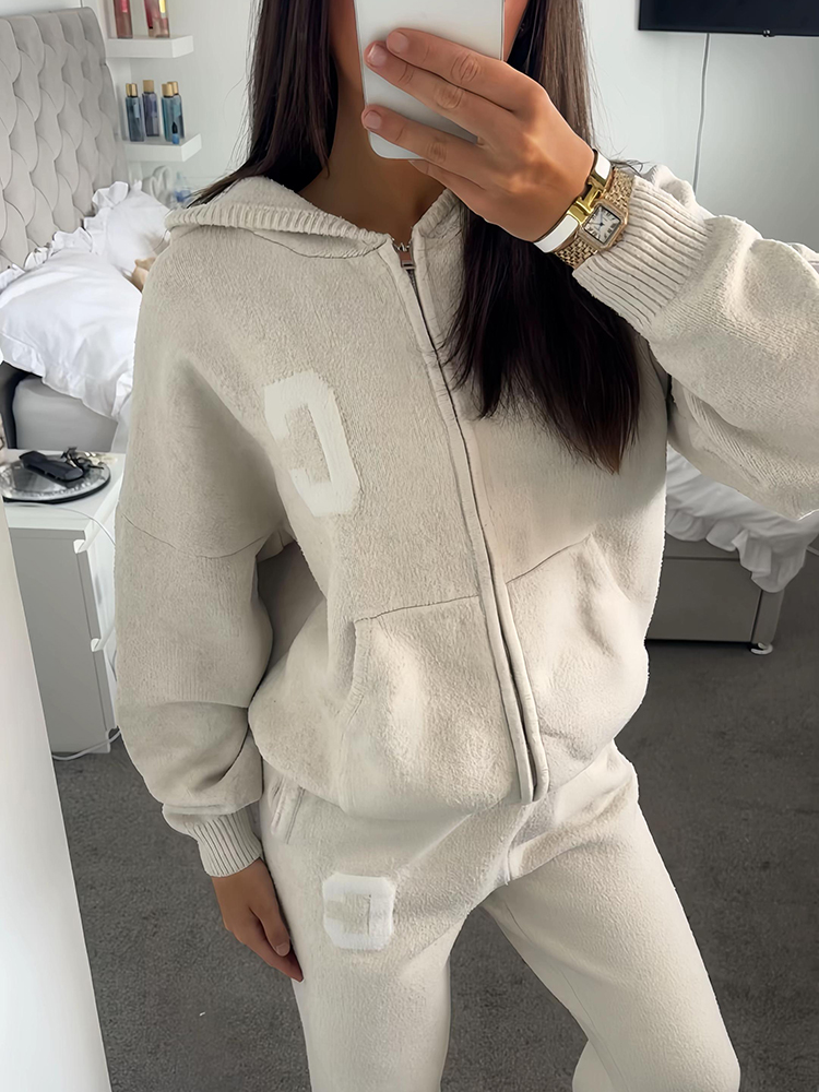 Ensemble deux pièces pour femme : haut à col revers et manches longues bouffantes, mini-short à nouer – Tenue d'été pour les vacances