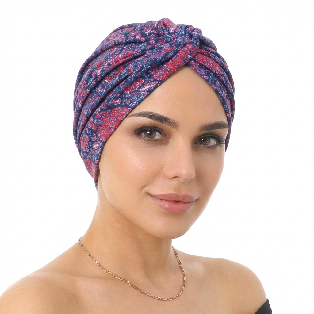 Nouveau turban croisé imprimé fleurs de cajou pour femme, bonnet, bandeau, foulards africains, prêt-à-porter, hijabs, bonnet chimio