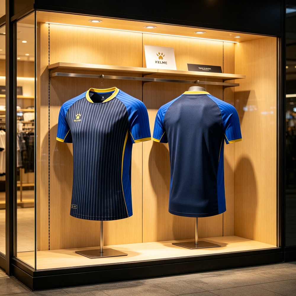 T-shirt à manches courtes KELME avec coupe athlétique professionnelle - Conçu pour flatter la silhouette, idéal pour les entraînements quotidiens et les tenues décontractées