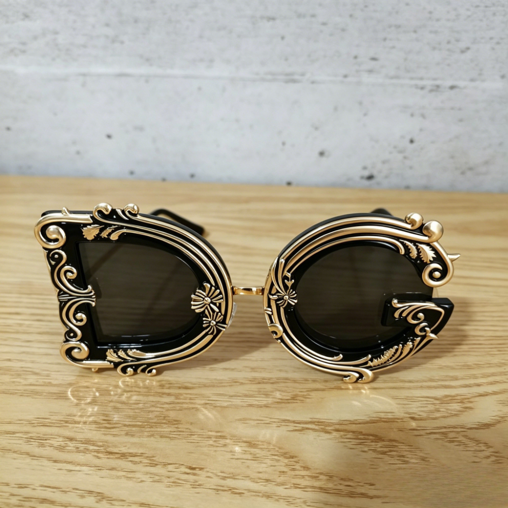 Lunettes de soleil tendance en métal style punk pour femme – Modernes, rétro, idéales pour la photographie de rue, les défilés de mode et les soirées
