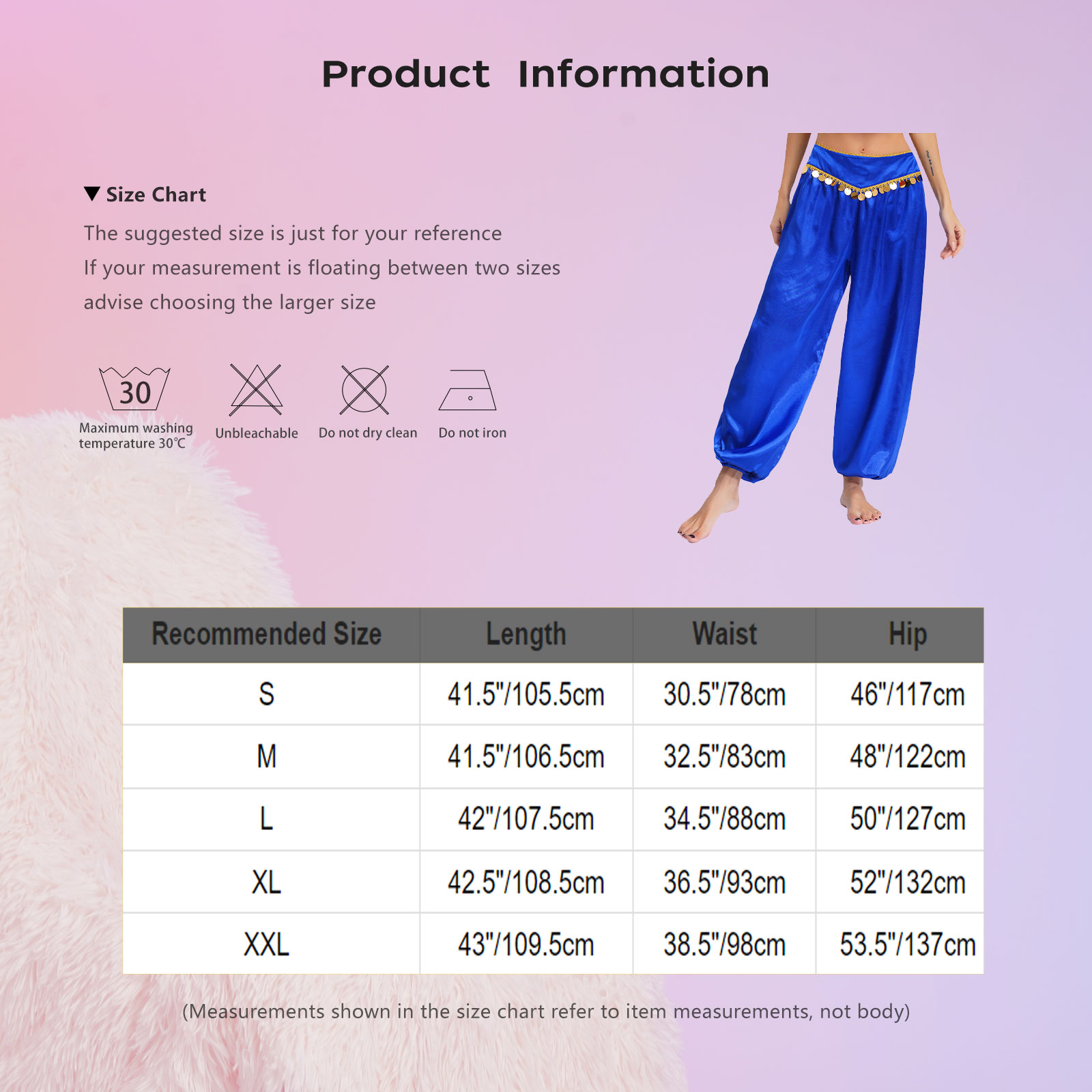 Pantalon de danse orientale indienne pour femmes, style harem, costume de princesse arabe pour cosplay, taille basse, orné de sequins, idéal pour une fête d’Halloween.