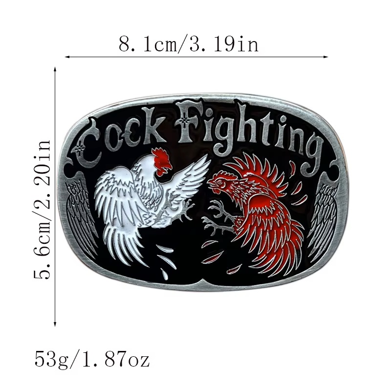 Boucle de ceinture en poulet, accessoire à la mode pour hommes et femmes