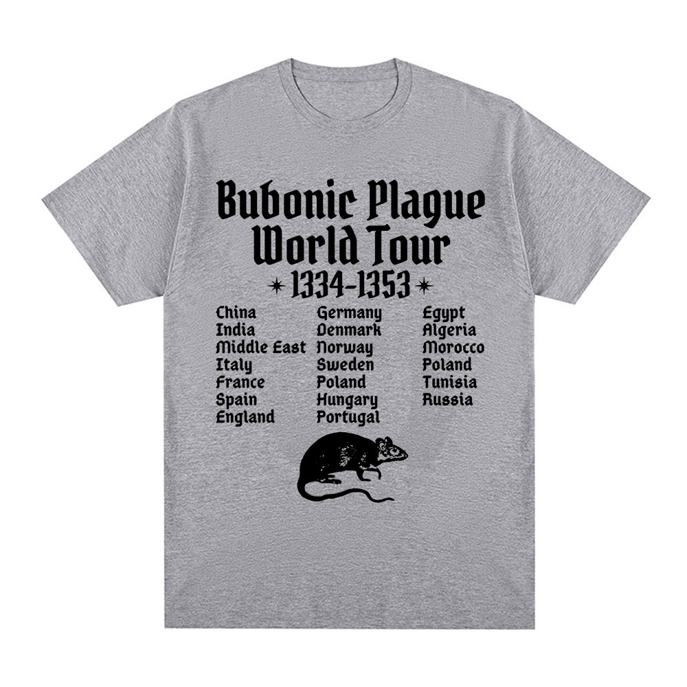 T-shirt unisexe Engines onic Plague World Tour, T-shirt gothique, Vintage, Décontracté, Drôle, Souris, Rat, Meme, Respiré, Streetwear, Hommes, Femmes