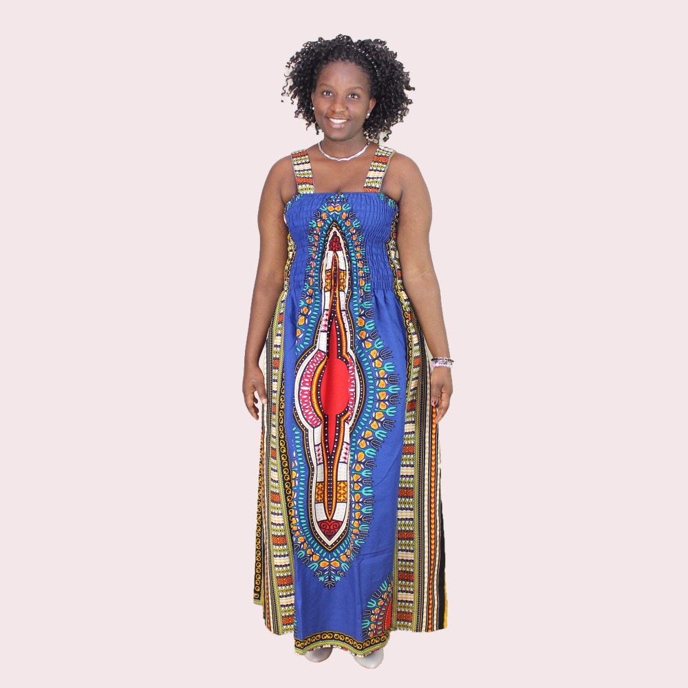 Sexy robe dos nu été Dashiki décontracté Sundress plage femmes grande taille robe Sexy Vestidos De Playa robes africaines pour les femmes
