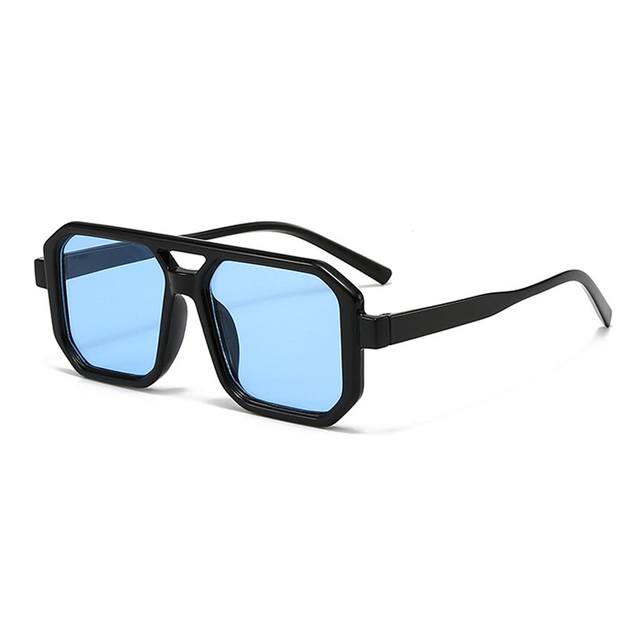Lunettes de soleil carrées de Style rétro pour hommes, 2 pièces, mode, Sports de plein air, vacances, plage, été, lunettes décoratives