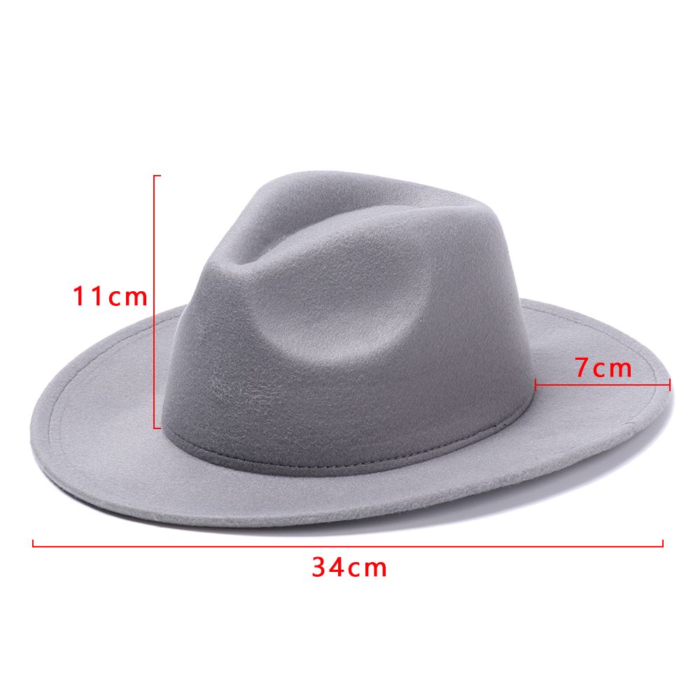 Chapeau de cowboy à large bord pour hommes et femmes, casquette de jazz, Fedora ander, robe de soirée séparés ante, performance sur scène, vintage