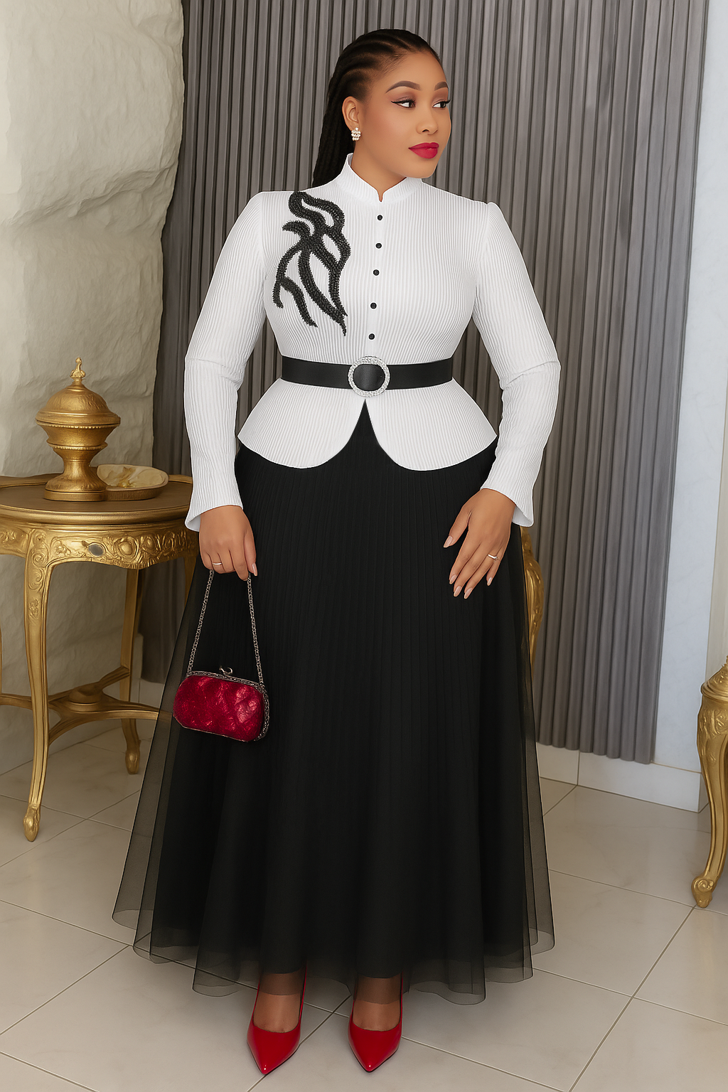 Afican bal grande taille robe plissée pour les femmes formelle élégante soirée de luxe longue robe décontracté femme mode vêtements 2025