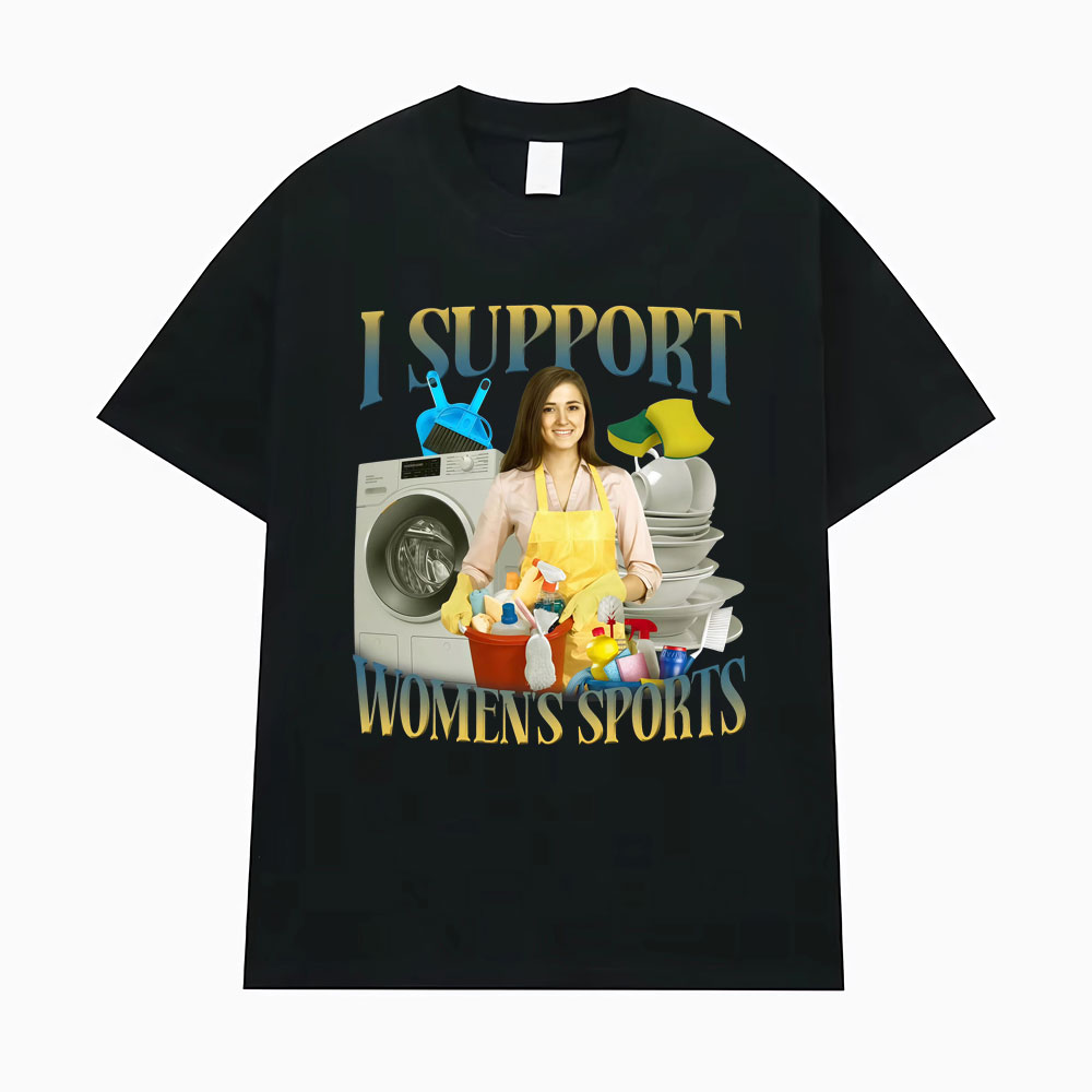 Je soutiens les femmes sport drôle Offensive humour sarcastique T-shirt hommes femmes T-shirt streetwear mode Hip Hop vêtements t-shirts
