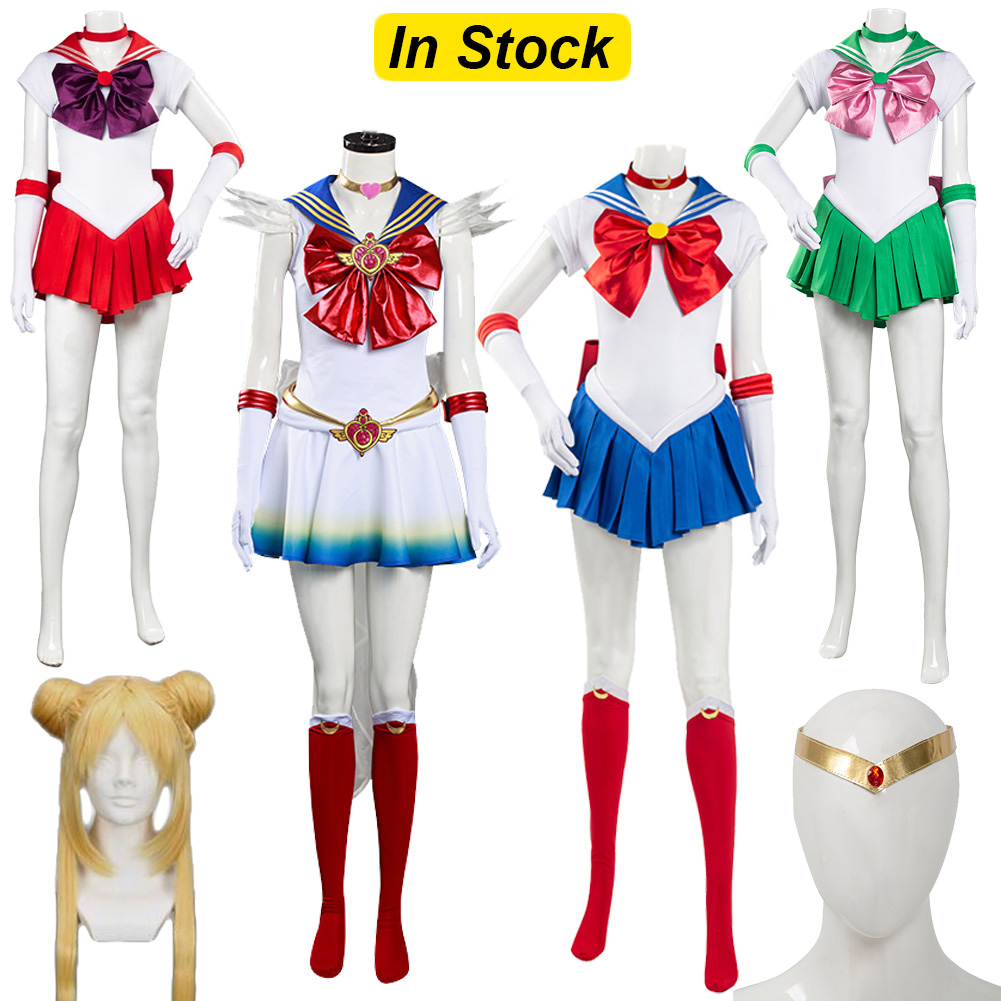 Costume de Cosplay Anime éternel Tsukino Usagi, tenues pour femmes, uniforme complet, Costumes de carnaval d'halloween pour filles