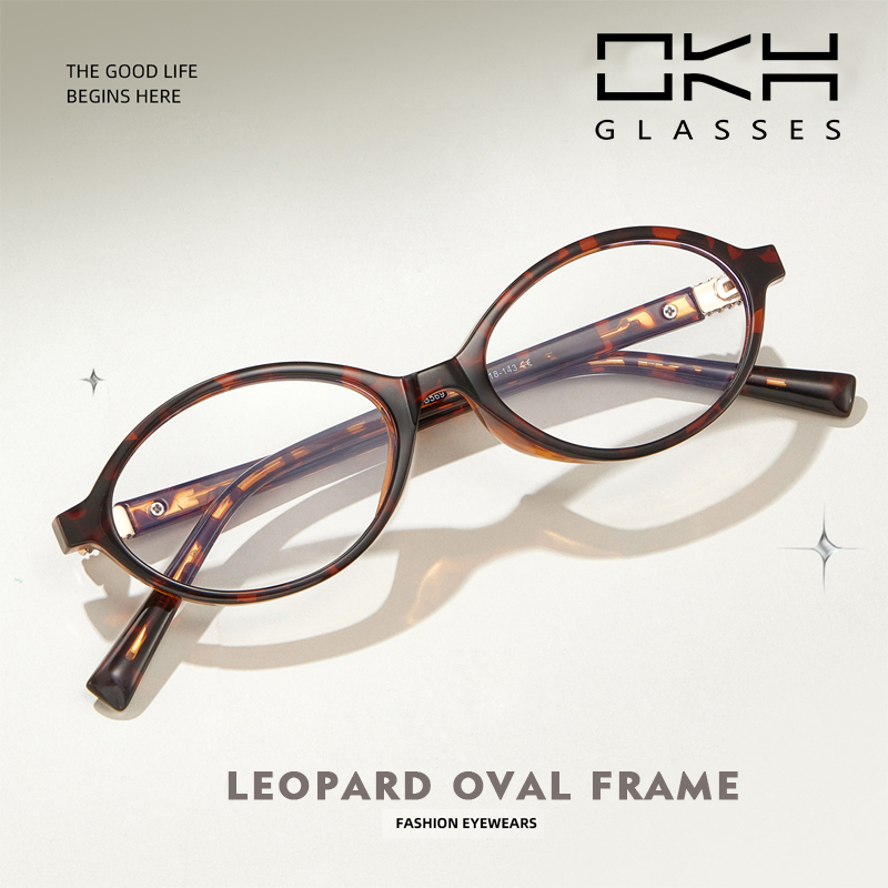 Lunettes de lecture ovales classiques OKH pour femmes, verres photochromiques, lunettes de prescription pour myopie, verres optiques avec prescription