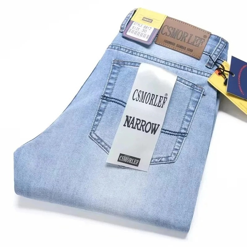 Jeans Homme 2026 – Nouvelle Collection Été Ultra Légers et Tendance – Denim Décontracté Coupe Slim – Vente en Gros