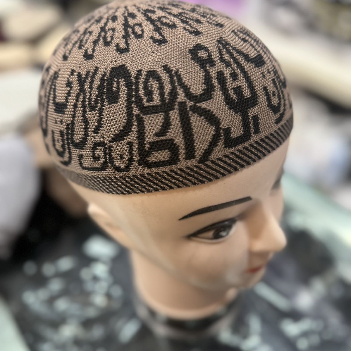 Chapeaux ethniques pour hommes africains casquette tricotée Eid prière kaki rue Melon chapeau mode classique Islam bonnets Kuki casquettes mâle 54-59 cm