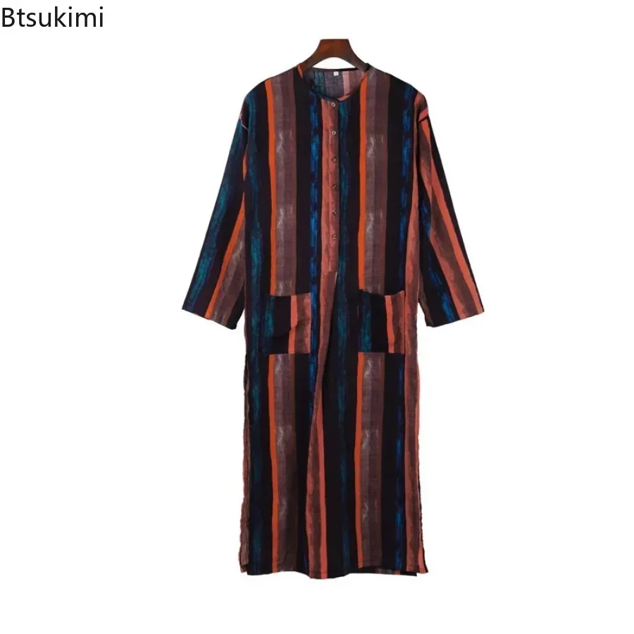 2026 Vêtements pour hommes musulmans : Abaya, Robes de nuit amples et décontractées, Peignoirs, Robes longues de plage pour les vacances, Caftans marocains, Robes arabes