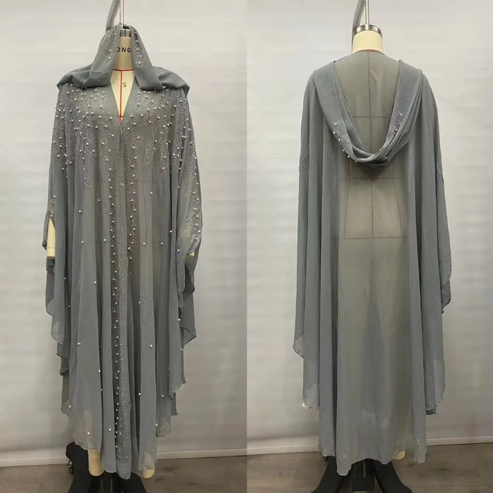 Robe cape à capuche fine Everak pour femme, vêtements de mode vintage, streetwear, ponchos, vestes mixtes, bling, diamant, fête
