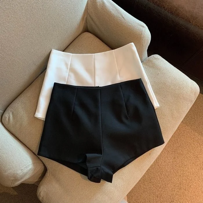 2025 taille haute décontractée jambe pantalon vêtements femmes pantalons été Shorts femmes