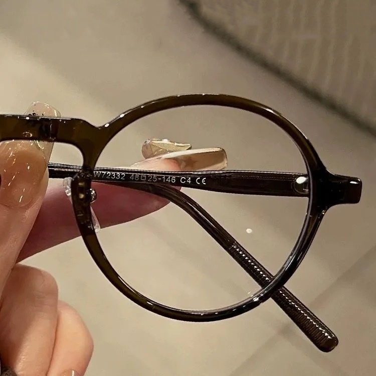 Nouvelles lunettes de lecture rondes femmes lunettes d'ordinateur hypermétropie presbytie lunettes lentille claire lunettes de Prescription очки для