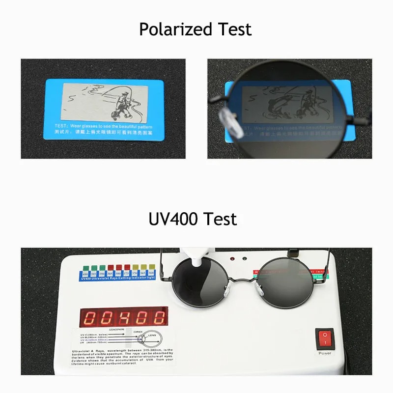 Lunettes de soleil rondes rétro vintage pour hommes, lunettes de soleil de marque pour femmes, monture en métal alliage, verres noirs, lunettes de conduite UV400