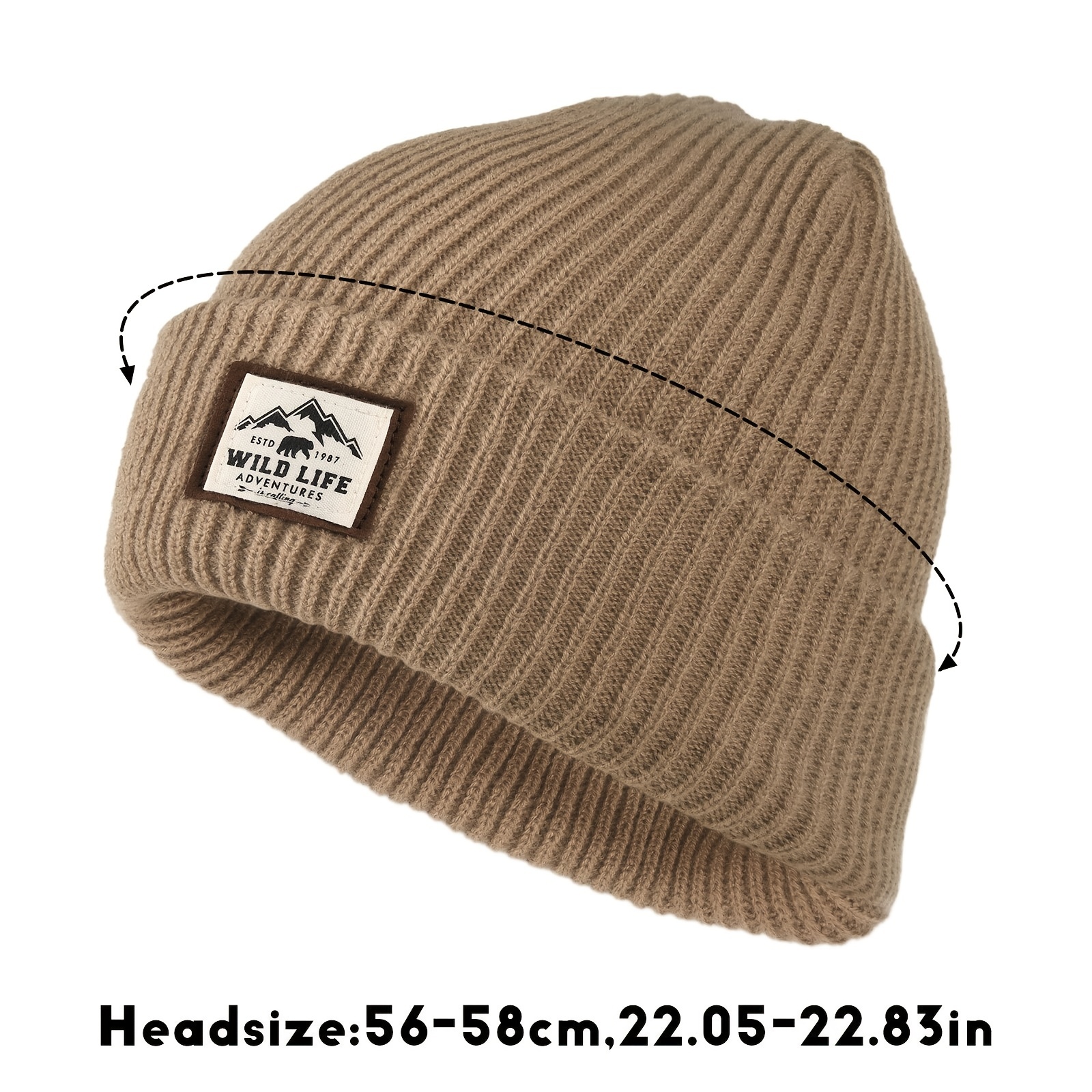 Chapeau chaud d'hiver tricoté avec protection pour les oreilles, casquette de sport en polaire pour l'extérieur, coupe-vent, pour le camping et la randonnée, bonnet pratique pour hommes et femmes