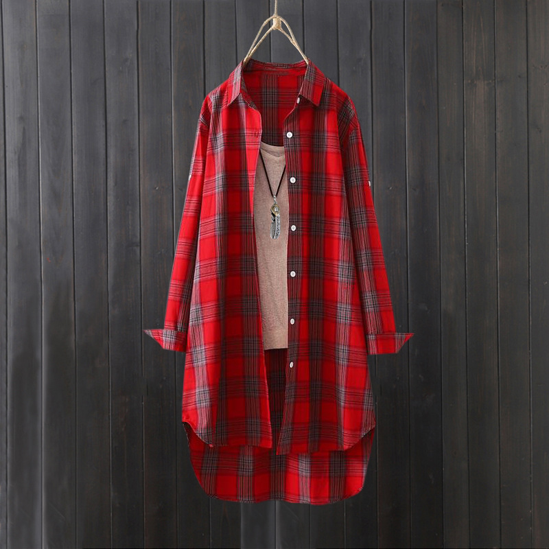 Manteau chemisiers élégants pour femmes, Style mi-long, vêtements Vintage japonais, Cardigan de Protection solaire, chemises d'été en lin
