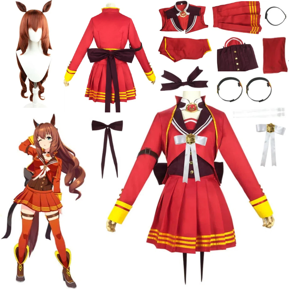 Costume de cosplay Anime Uma Musume Pretty Derby Maruzensky, tenue de gagnante pour Halloween, carnaval, jeu de rôle, vêtements pour femmes