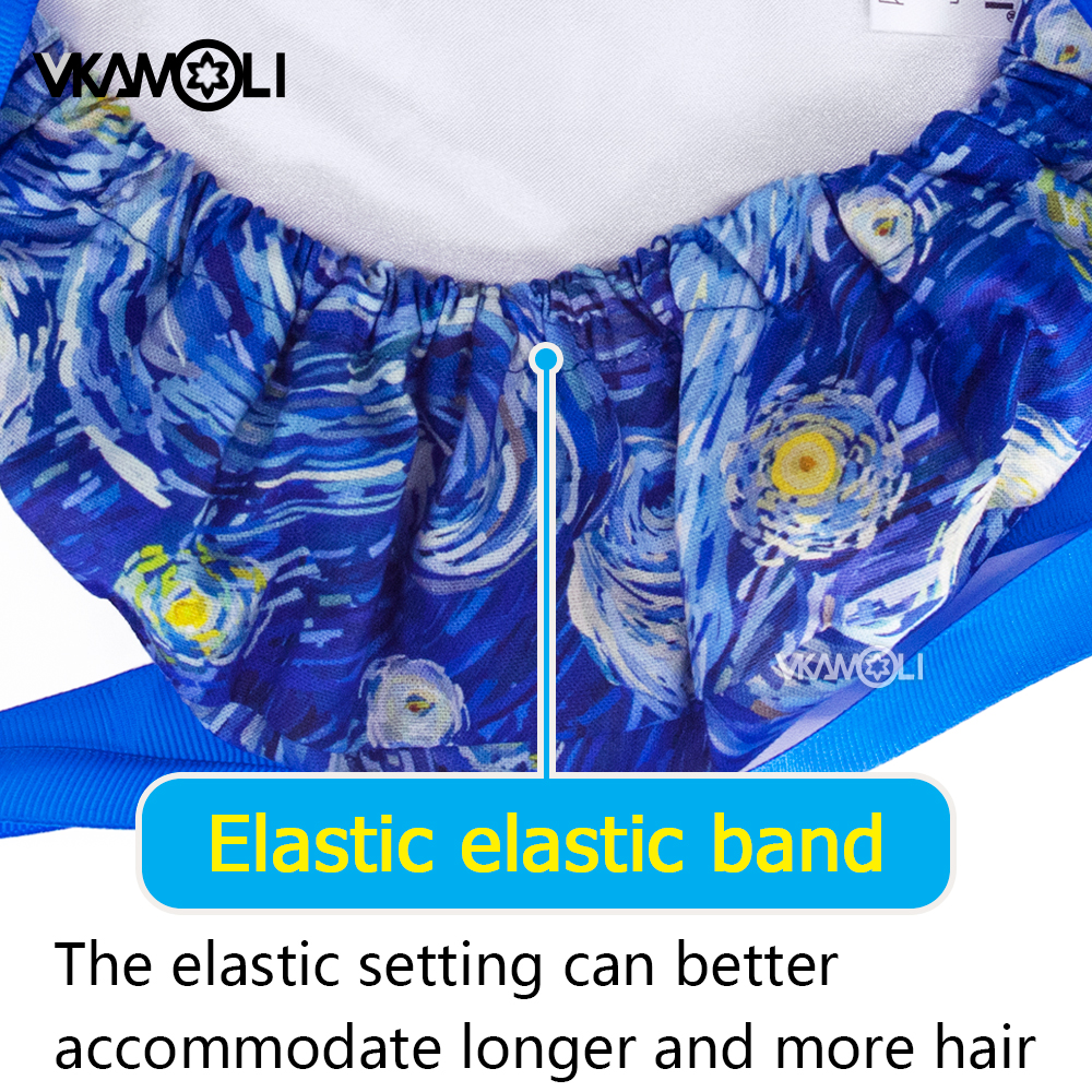 Médical avec doublure en satin pour cheveux longs, chapeau de gommage pour médecin et infirmière, casquette de gommage pour dames