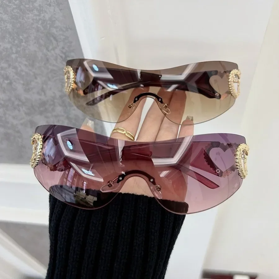 Lunettes de soleil carrées unisexes à grande monture, de marque, colorées, pour femmes et hommes, avec verres miroir