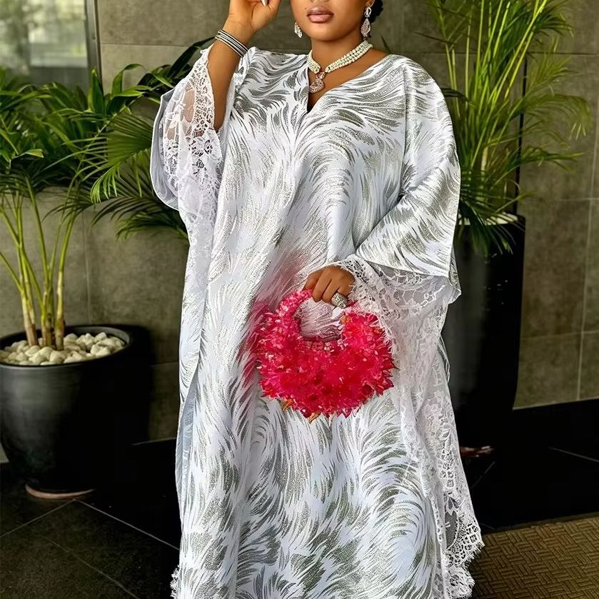 Robes de soirée grande taille pour femmes, robe boubou africaine de luxe, robe de mariée musulmane élégante, robe longue pour fête, vêtements pour femmes Ankara