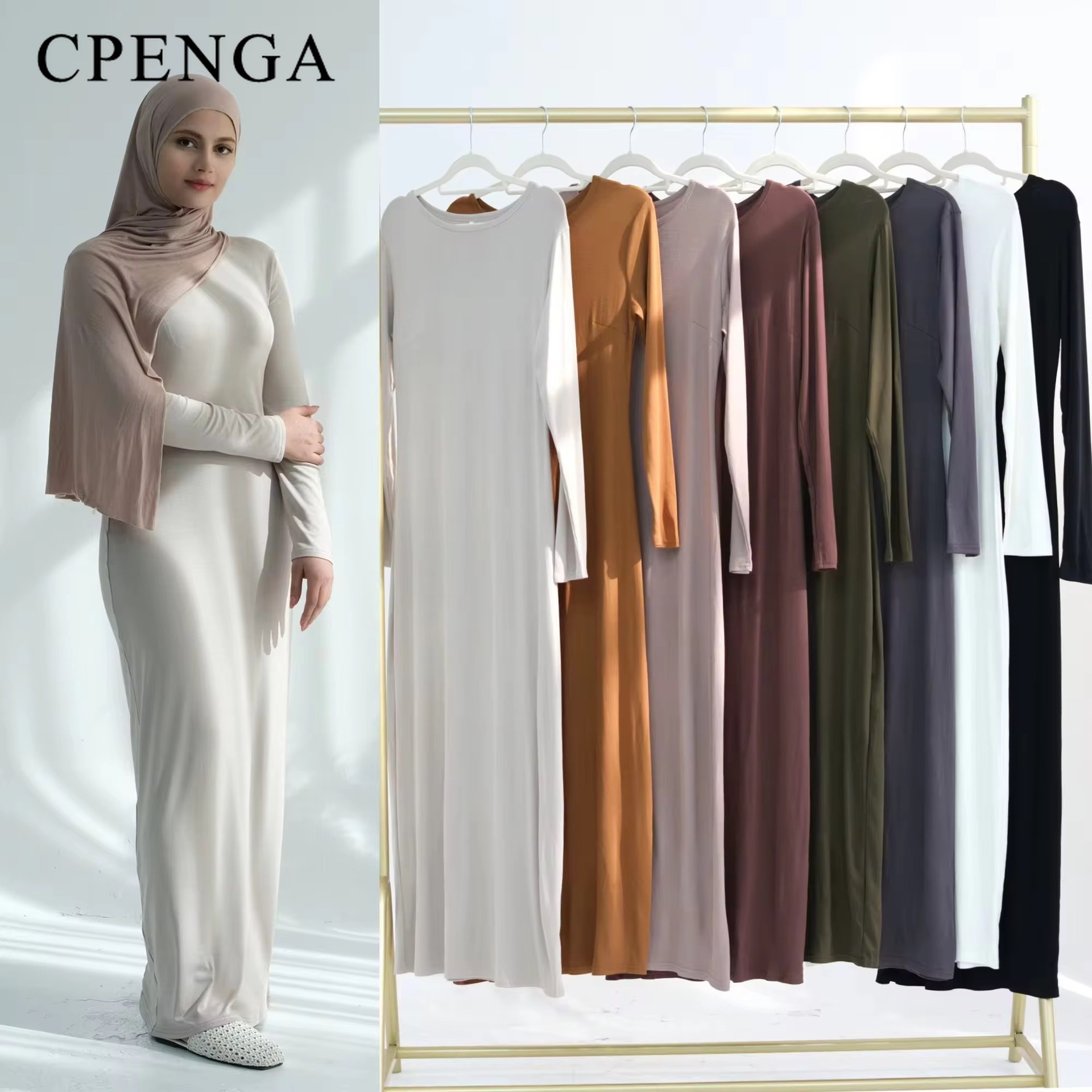 2025 arabe Modal femmes musulmanes Robe modeste Eid dubaï Abaya vêtements Islam fête caftan tenue mode turquie mince solide Robe