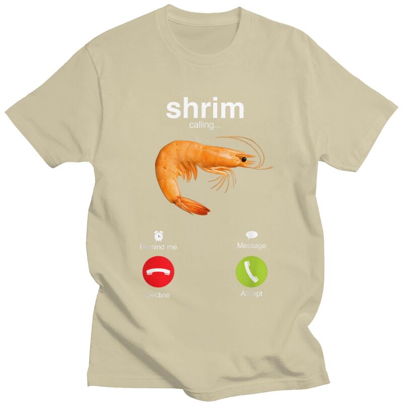 Shrim appelle T-Shirt femme manches courtes drôle crevette Meme T-Shirt Style de rue T-Shirt haut femmes vêtements graphiques t-shirts