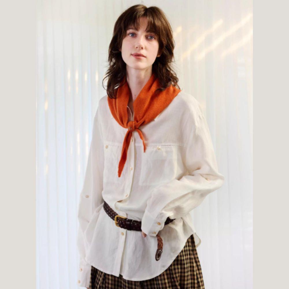 Niche laine écharpe pour femmes belle dame Triangle foulard tout-match tricoté silencieux foulard couleur unie châle écharpe
