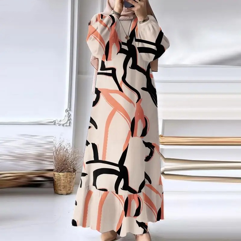 Abaya de Turquie à Manches sulfpour Femme, Caftan Éducatif, Robe Maxi à la Mode, Mulisme, Eid Mubarek