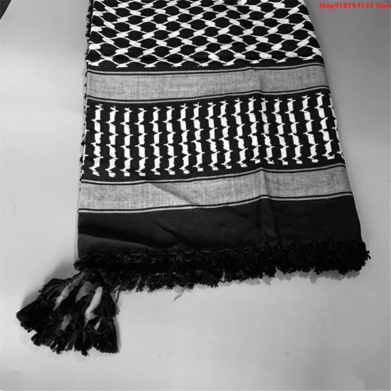 76HE – écharpe tactique arabe pour homme, foulard religieux, anti-poussière, multifonctionnel