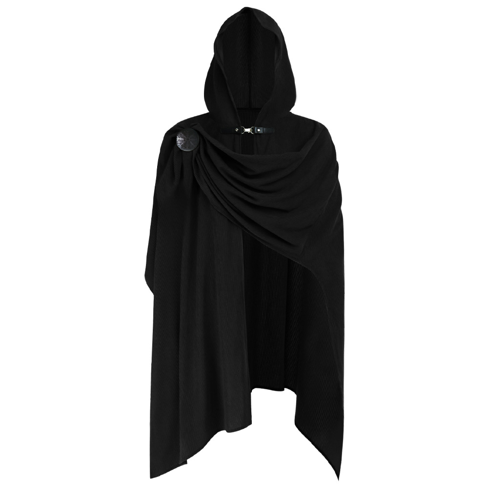 Écharpe de Pirate Vintage, Cape à capuche médiévale, Costumes de Cosplay d'halloween, DIY, Cape à épaule Mittelalter du moyen âge